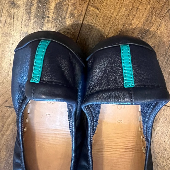 TIEKS Women’s California Navy Italian Leather Flats Size 6 - Picture 6 of 6